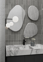 Load image into Gallery viewer, St. Lucia Gris 2.5 x 5 Ceramic Tile Glossy