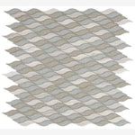 Load image into Gallery viewer, Aegean Blue Glass 10.75x10.75 Mosaic Tile