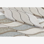 Load image into Gallery viewer, Aegean Blue Glass 10.75x10.75 Mosaic Tile