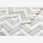 Load image into Gallery viewer, Vector Haisa 11x12.50 Marble Mosaic Tile