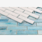 Load image into Gallery viewer, Vivid Blue 11.75x12.75 Mosaic Tile