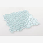 Load image into Gallery viewer, Aquabelle Turquoise Glass 10.75x10.75 Mosaic Tile Glossy