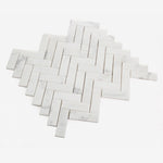 Load image into Gallery viewer, Tesserae Calacatta White Honed 11.25x12.5 Mosaic Tile