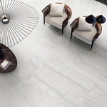 Load image into Gallery viewer, Akoya Silver Polished 24x48 Porcelain Tile

