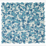 Load image into Gallery viewer, Aquabelle Ocean Glass 10.75x10.75 Mosaic Tile Glossy