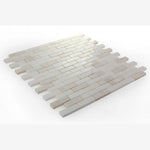 Load image into Gallery viewer, Amara Linear Thassos 11.75x12 Pearl Mosaic Tile