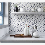 Load image into Gallery viewer, Ono Mixed Grey Glossy 11.5x12.25 Porcelain Tile