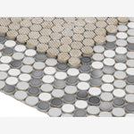 Load image into Gallery viewer, Ono Mixed Grey Glossy 11.5x12.25 Porcelain Tile