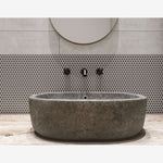 Load image into Gallery viewer, Ono Dark Grey Matte 11.5x12.25 Porcelain Tile