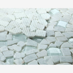 Load image into Gallery viewer, Brimstone Carrara 12x12 Mosaic Tile