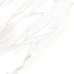 Load image into Gallery viewer, Aurum Calacatta Polished 48x48 Porcelain Tile
