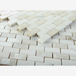 Load image into Gallery viewer, Amara Brick Calacatta 11.75x11.75 Pearl Mosaic Tile