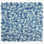 Load image into Gallery viewer, Aquabelle Blue Glass 10.75x10.75 Mosaic Tile Glossy
