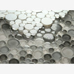 Load image into Gallery viewer, Aquabelle Sea Glass 10.75x10.75 Mosaic Tile Glossy