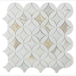 Load image into Gallery viewer, Anubia Calacatta Gold Marble 11.75x11.75 Mosaic Tile
