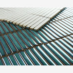 Load image into Gallery viewer, Ethereal Turquoise Band 11x11.5 Porcelain Tile