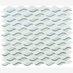 Load image into Gallery viewer, Aegean Royal Sapphire Glass 10.5x11.75 Mosaic Tile