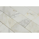 Load image into Gallery viewer, Calacatta Aureo 2x4 Polished/Honed Marble Mosaic Tile