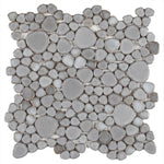 Load image into Gallery viewer, Nevis Gray Violet Pebble Mosaic