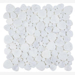 Load image into Gallery viewer, Hudson Carrara White Marble Pebble Mosaic