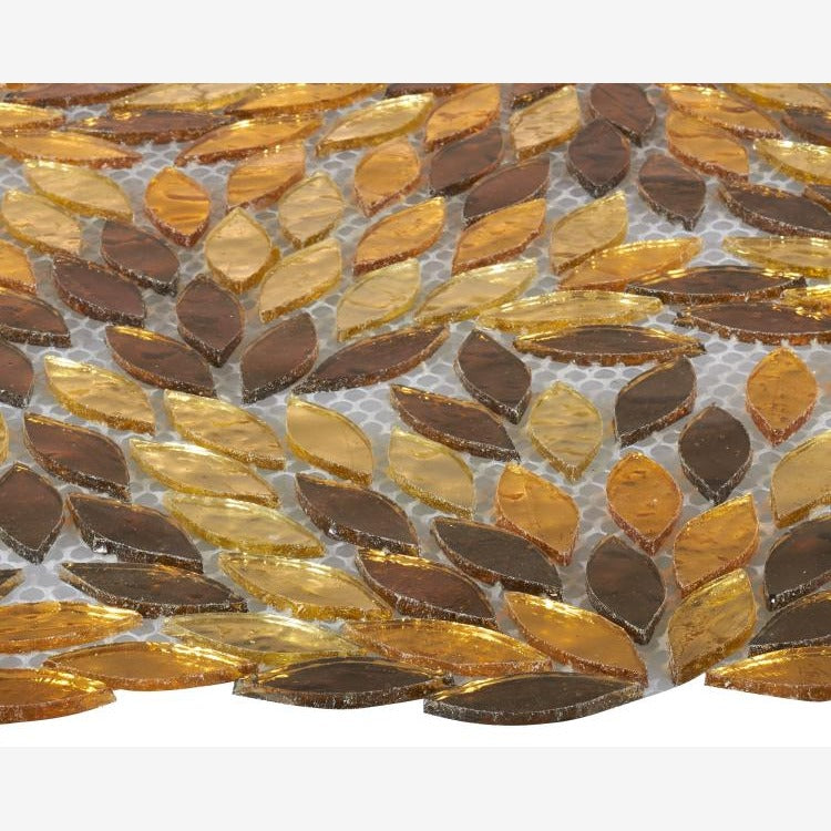 Newport Gold Leaf Glass Mosaic Blend ( Pool Rated )