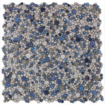 Load image into Gallery viewer, Nevis Pearl Blue Pebble Mosaic