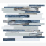 Load image into Gallery viewer, Newport Beach Linear Interlocking Glass Mosaic Blend ( Pool Rated )

