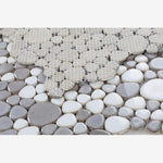 Load image into Gallery viewer, Nevis Cool Gray Pebble Mosaic