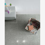 Load image into Gallery viewer, Flake Terazzo Light Gray 30x30 Porcelain Tile Matte
