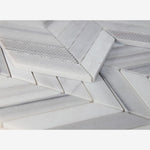 Load image into Gallery viewer, Marmara White Chevron Mosaic Polished Sample

