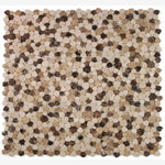 Load image into Gallery viewer, Hudson Spain Marble Pebble Mosaic Tile