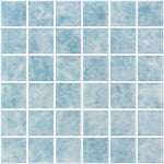 Load image into Gallery viewer, Aquatic Penta Los Blue Glass Mosaic Tile
