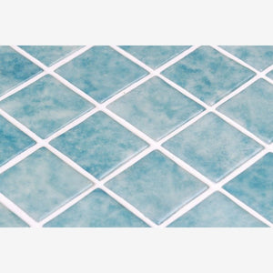 Aquatic Penta Los Blue Glass Mosaic Tile