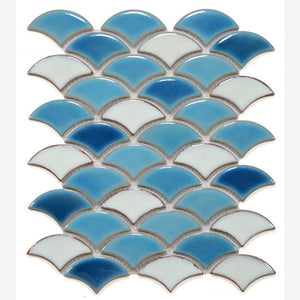 Antigua Bonnie 2x3 Fishscale Porcelain Mosaic