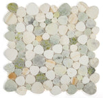 Load image into Gallery viewer, Hudson Onyx Marble Pebble Mosaic Tile