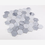 Load image into Gallery viewer, Sky Blue 2&quot; Hexagon Marble Polished
