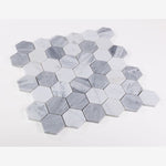 Load image into Gallery viewer, Sky Blue 2" Hexagon Marble Polished