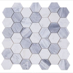 Load image into Gallery viewer, Sky Blue 2&quot; Hexagon Marble Polished
