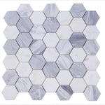 Load image into Gallery viewer, Sky Blue 2" Hexagon Marble Polished