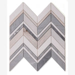 Load image into Gallery viewer, Chevron Series Skyline Marble Mosaic
