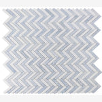 Load image into Gallery viewer, Celestial White & Azul Celeste (Blue) Herringbone 1X4 Polished Mosaic Tile