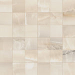Load image into Gallery viewer, Akoya Ivory Matte Mosaic 12x12 Porcelain Tile
