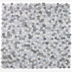 Load image into Gallery viewer, Hudson Blue Ocean Marble Pebble Mosaic Tile