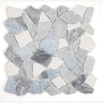 Load image into Gallery viewer, Tucson Blue Ocean Marble Pebble Mosaic Tile