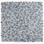 Load image into Gallery viewer, Hudson Italian Blue Marble Pebble Mosaic Tile