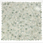 Load image into Gallery viewer, Hudson Verde Marble Pebble Mosaic Tile
