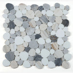 Load image into Gallery viewer, Hudson Beach Marble Pebble Mosaic Tile