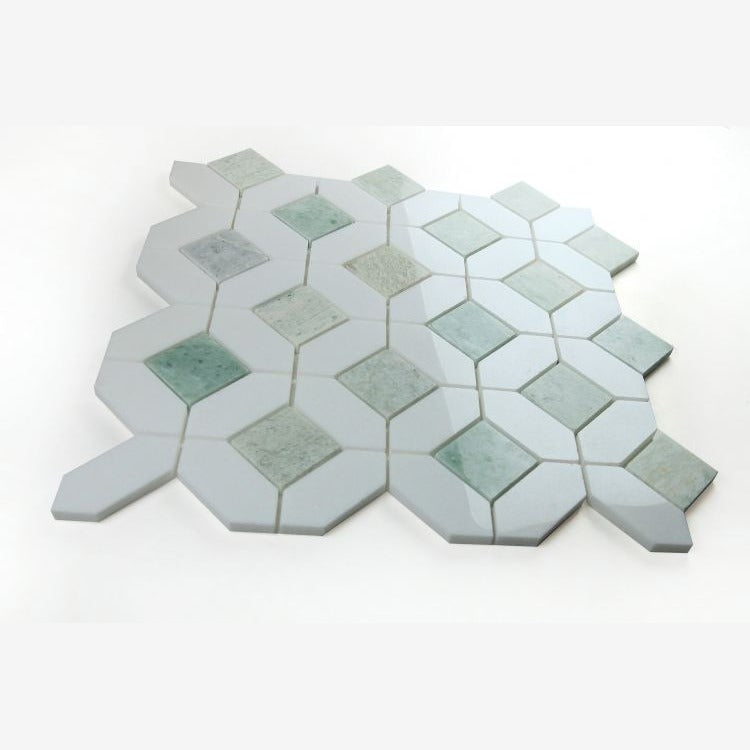 Lennox Green Mosaic