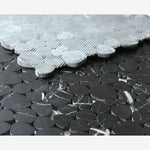 Load image into Gallery viewer, Hudson Marquina Marble Pebble Mosaic Tile Honed