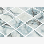 Load image into Gallery viewer, Aquatic Penta Azul Glass 12.25x12.25 Mosaic Tile